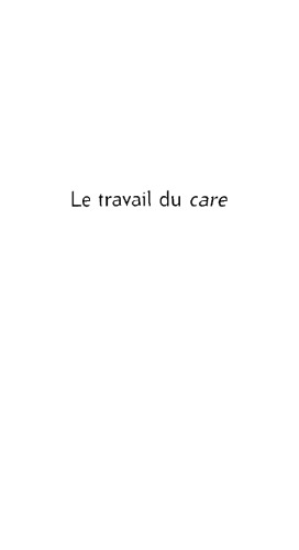 Le Travail du care