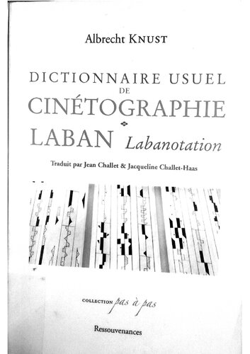 Dictionnaire usuel de cinétographie Laban (Labanotation)