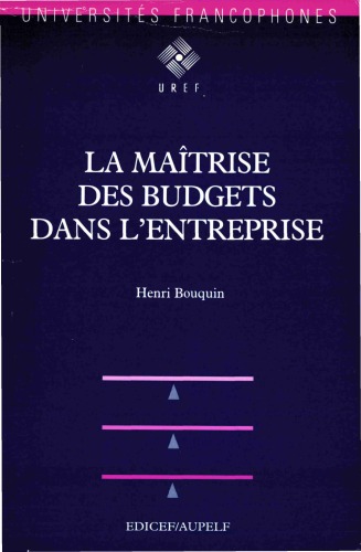 La Maîtrise des budgets dans l'entreprise