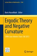 Ergodic theory and negative curvature : CIRM Jean-Morlet Chair, Fall 2013