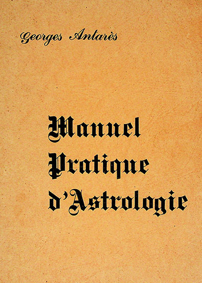 Manuel pratique d'astrologie