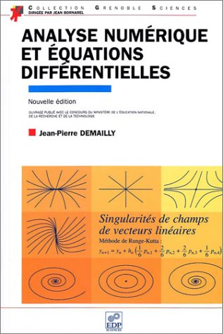 Analyse Numerique Et équations Differentielles