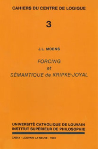 Forcing et sémantique de Kripke-Joyal