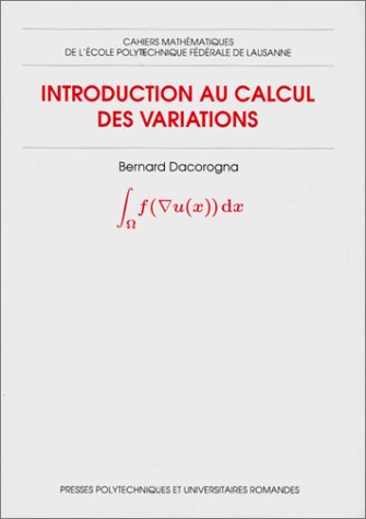 Introduction au calcul des variations