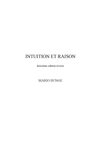 Intuition et Raison