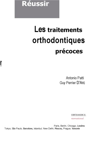 Les traitements orthodontiques précoces