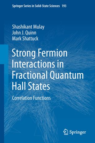 Strong fermion interactions in fractional quantum Hall states : correlation functions