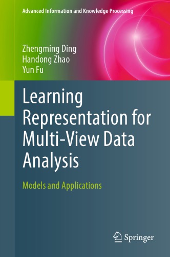 Learning Representation for Multi-View Data Analysis