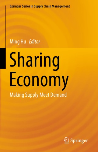 Sharing Economy : Making Supply Meet Demand.