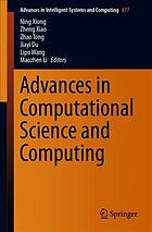 Advances in Computational Science and Computing