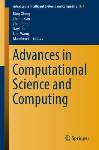 Advances in Computational Science and Computing