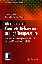 Modelling of Concrete Behaviour at High Temperature