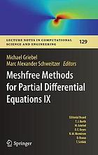 Meshfree Methods for Partial Differential Equations IX