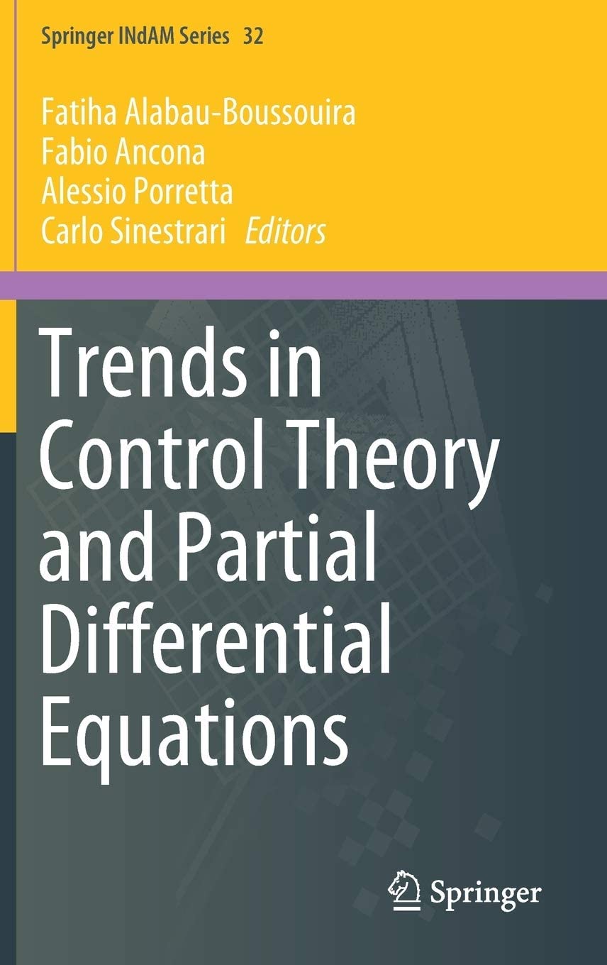 Trends in Control Theory and Partial Differential Equations