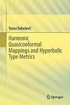 Harmonic quasiconformal mappings and hyperbolic type metrics