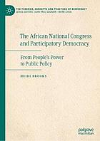 African National Congress and Participatory Democracy