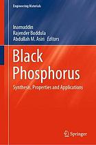 Black phosphorus : synthesis, properties and applications