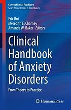 Clinical Handbook of Anxiety Disorders