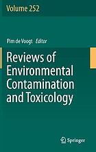 REVIEWS OF ENVIRONMENTAL CONTAMINATION AND TOXICOLOGY VOLUME 252.