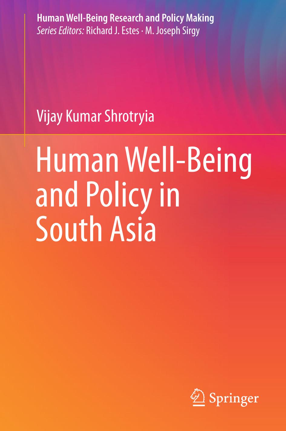 Human Well-Being and Policy in South Asia