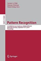 Pattern Recognition : 41st DAGM German Conference, DAGM GCPR 2019, Dortmund, Germany, September 10-13, 2019, Proceedings