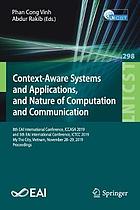 Context-aware systems and applications, and nature of computation and.