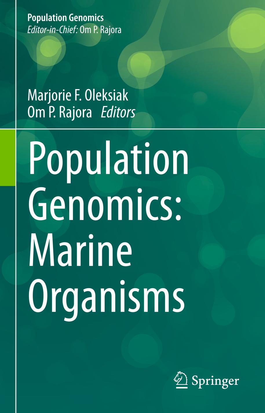 Population genomics : marine organisms