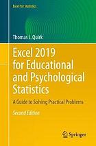 Excel 2019 for Educational and Psychological Statistics