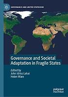 Governance and societal adaptation in fragile states