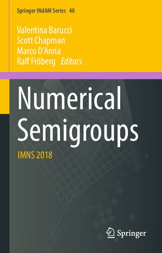 Numerical semigroups : IMNS 2018