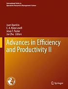 Advances in Efficiency and Productivity II