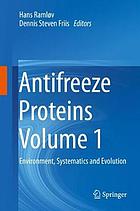 Antifreeze Proteins Volume1