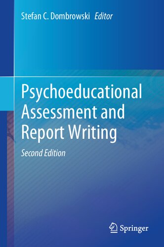 Psychoeducational Assessment and Report Writing