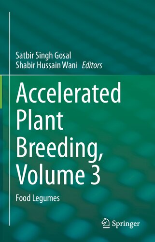 ACCELERATED PLANT BREEDING, VOLUME 3 : food legumes.