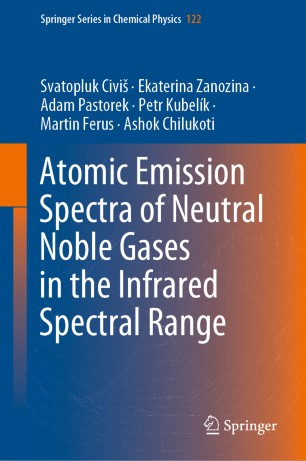 Atomic emission spectra of neutral noble gases in the infrared spectral