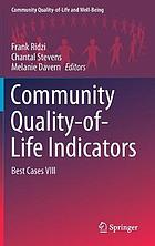 Community quality-of-life indicators : best cases VIII