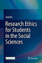 Research ethics for students in the social sciences