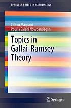 TOPICS IN GALLAI-RAMSEY THEORY.