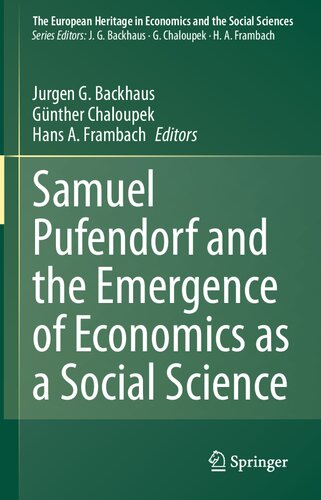 Samuel Pufendorf and the emergence of economics as a social science