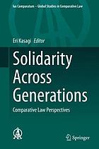 Solidarity across generations : comparative law perspectives