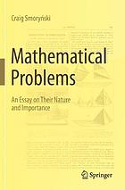 Mathematical Problems