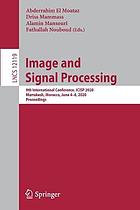 Image and signal processing : 9th International Conference, ICISP 2020, Marrakesh, Morocco, June 4-6, 2020, Proceedings