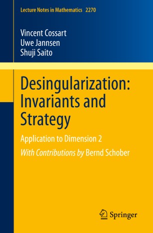 Desingularization: Invariants and Strategy : Application to Dimension 2