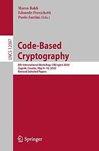 CODE-BASED CRYPTOGRAPHY : 8th international workshop, cbcrypto 2020, zagreb.