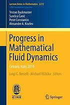 Progress in mathematical fluid dynamics : Cetraro, Italy 2019