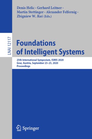 Foundations of Intelligent Systems 25th International Symposium, ISMIS 2020, Graz, Austria, September 23-25, 2020, Proceedings