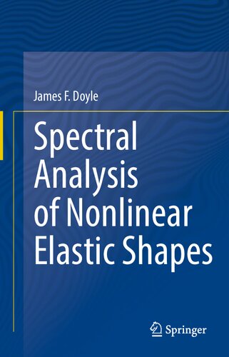 Spectral Analysis of Nonlinear Elastic Shapes