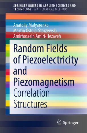 Random Fields of Piezoelectricity and Piezomagnetism Correlation Structures