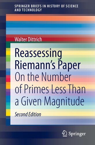 Reassessing Riemann's paper : on the number of primes less than a given magnitude