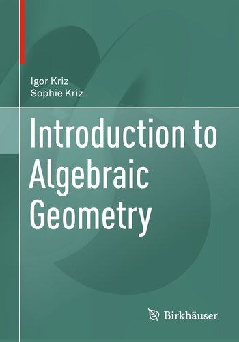 Introduction to Algebraic Geometry